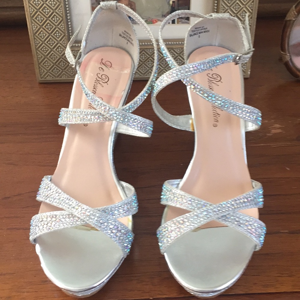 Sparkly Platform Sandals
